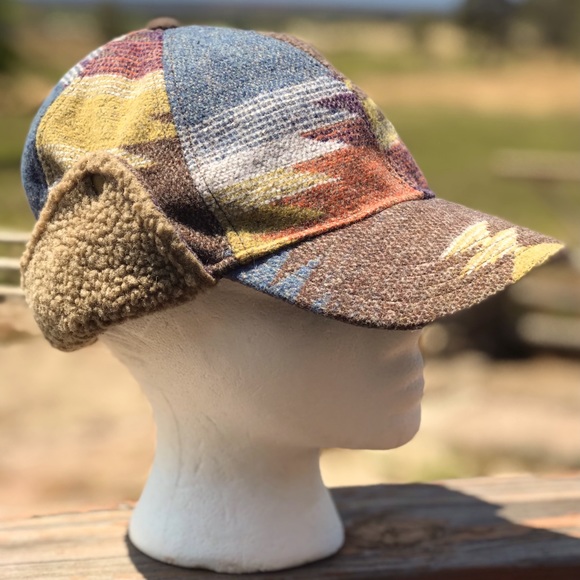 SCALA Southwestern Ear Flap Cap - OS - Picture 1 of 7